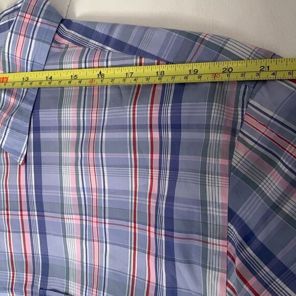 J.Crew Men’s Plaid Purple Pink Long Sleeve Button Down Pocket Size XL - Picture 4 of 10